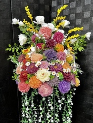 🌸 Forever Florals 🌸: 🌹COLOURBURST CASCADING FLORAL DISPLAY 🌹HIRE